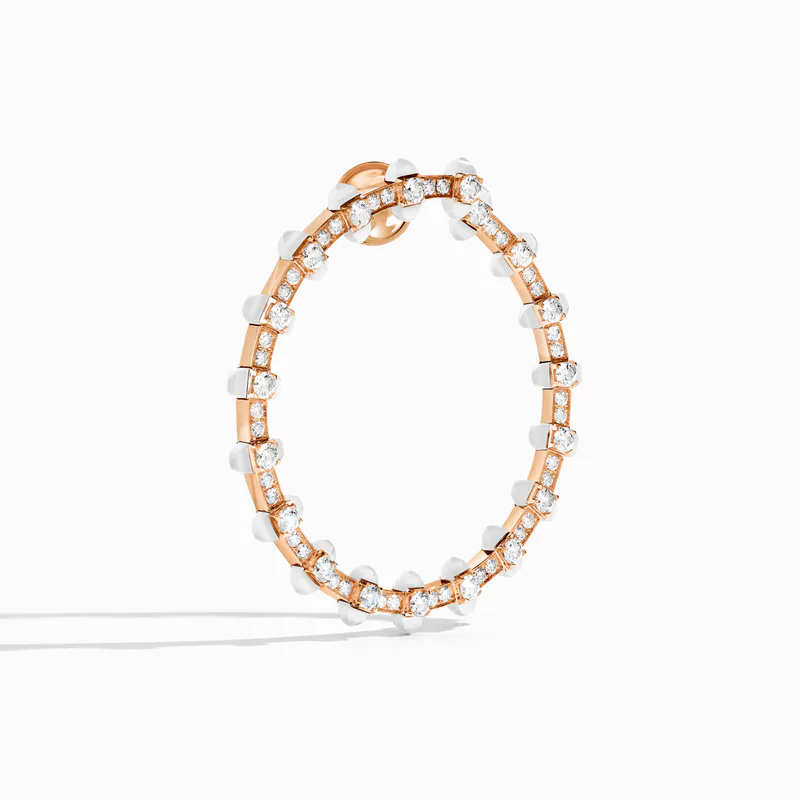 Tip-Top Diamond Halo Earrings