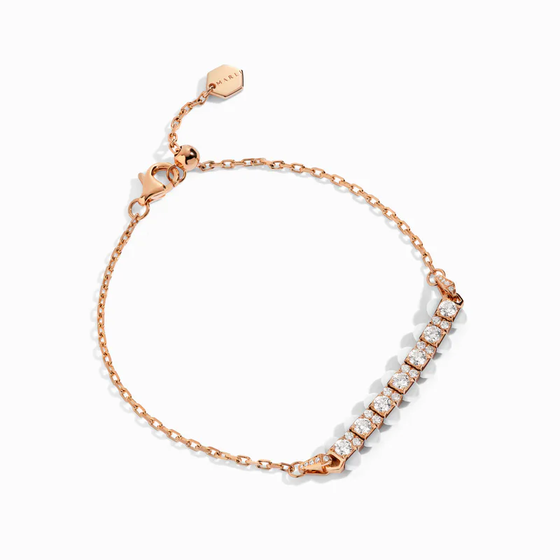 Tip-Top Diamond Chain Bracelet