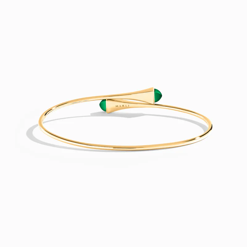 Cleo Wire Gold Slip-On Bracelet