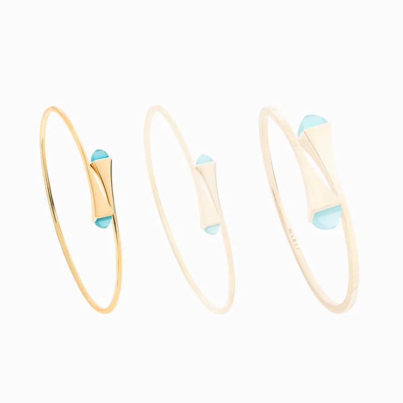 Cleo Wire Gold Slip-On Bracelet