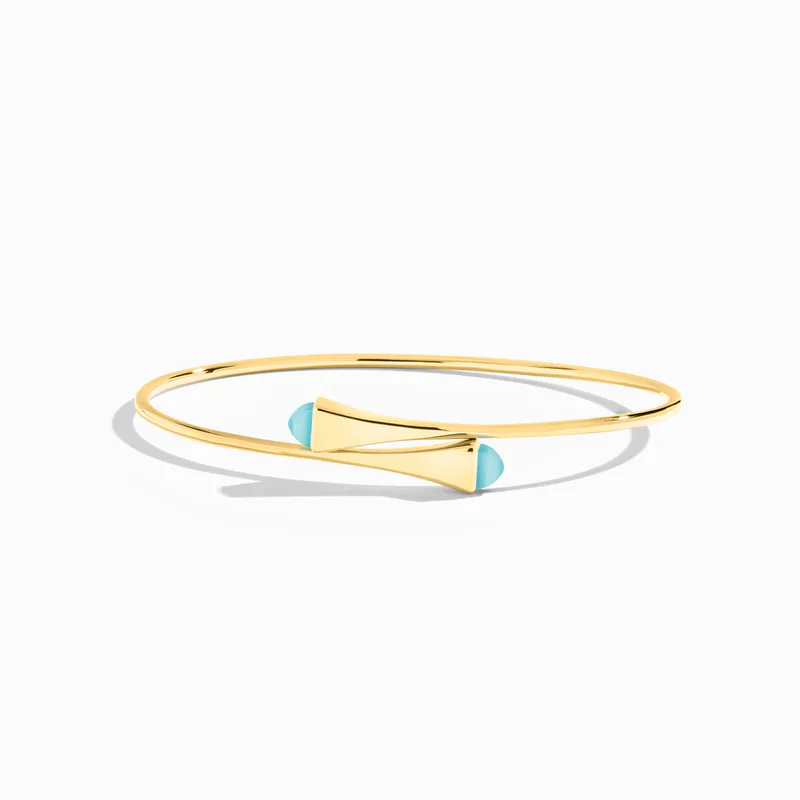 Cleo Wire Gold Slip-On Bracelet