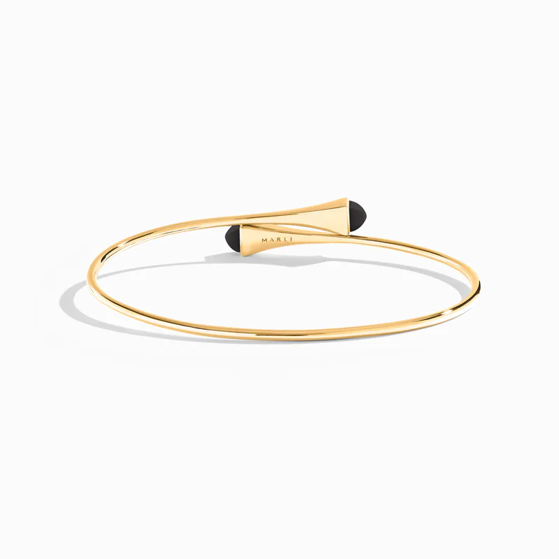 Cleo Wire Gold Slip-On Bracelet