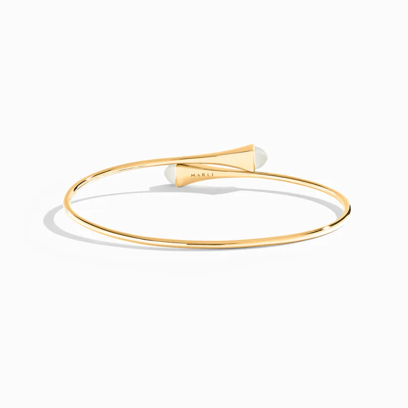 Cleo Wire Gold Slip-On Bracelet