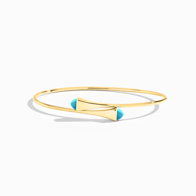 Cleo Wire Gold Slip-On Bracelet