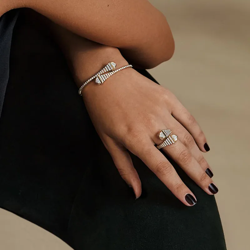 Cleo Rev Full Diamond Ring