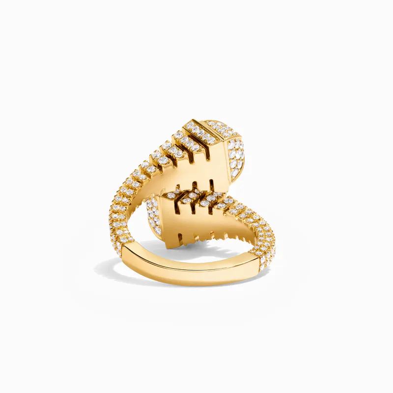Cleo Rev Midi Full Diamond Ring