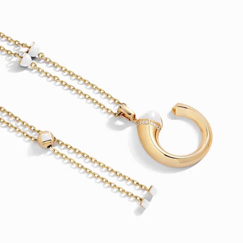 Cleo Venus Gold Midi Long Chain Pendant