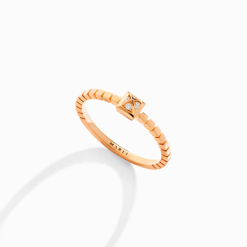 Cleo Lotus Full Diamond Ring