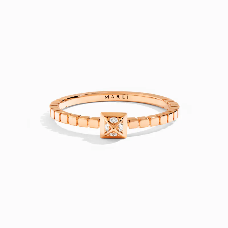 Cleo Lotus Full Diamond Ring