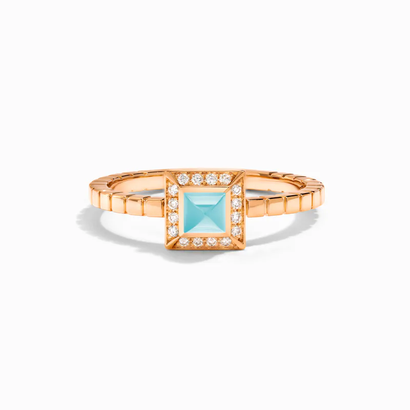 Cleo Lotus Pavé Ring