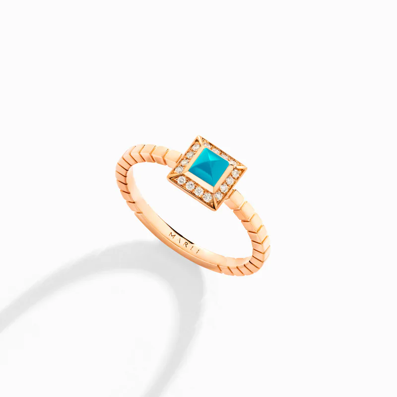 Cleo Lotus Pavé Ring