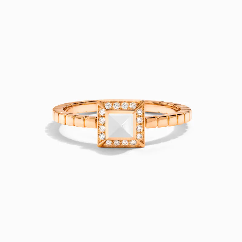 Cleo Lotus Pavé Ring