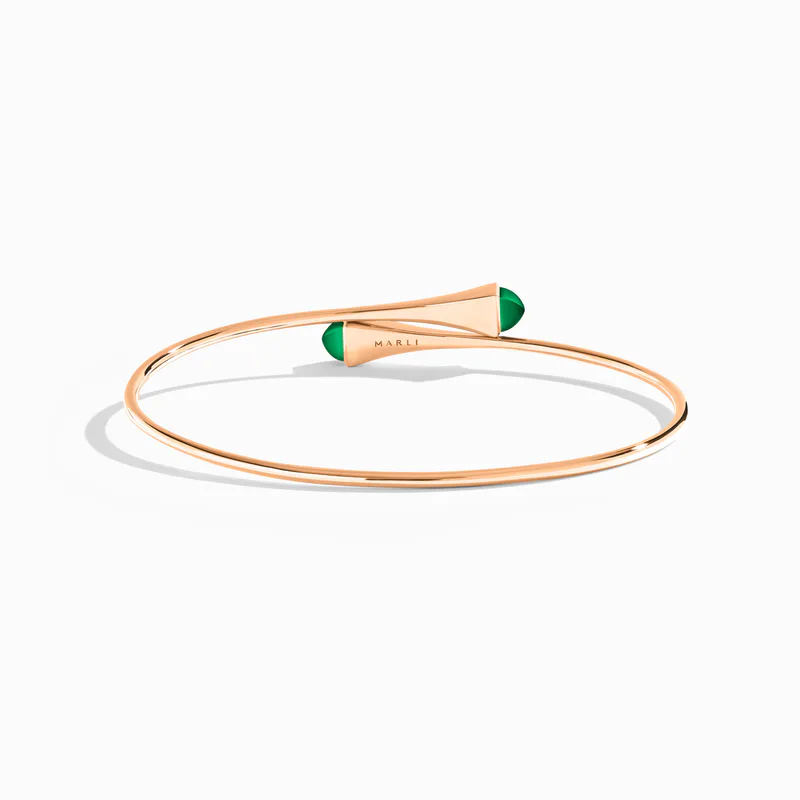 Cleo Wire Gold Slip-On Bracelet