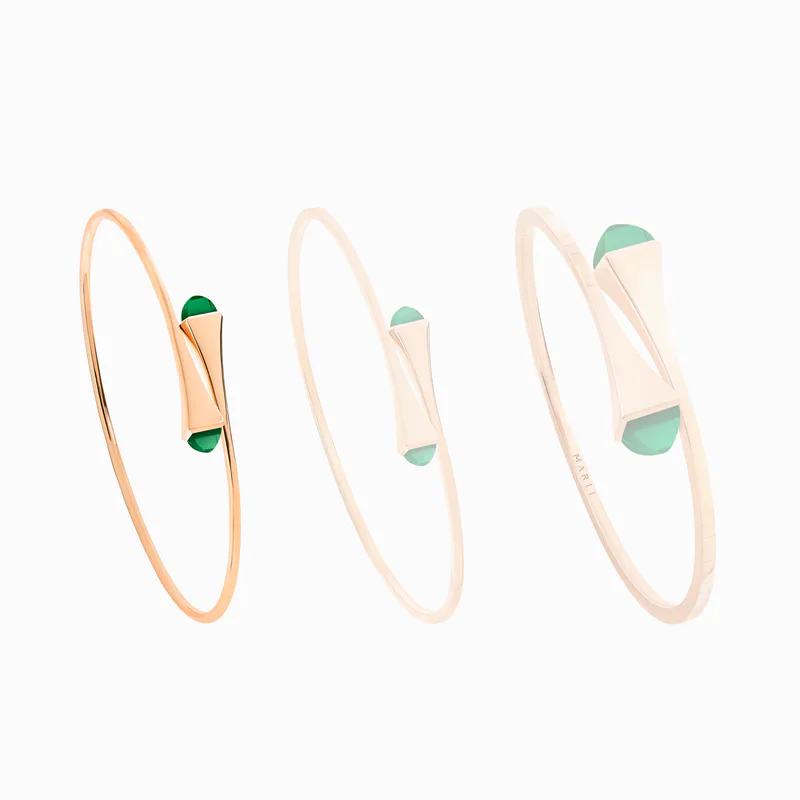 Cleo Wire Gold Slip-On Bracelet