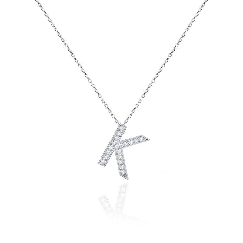 Initials Necklace - K