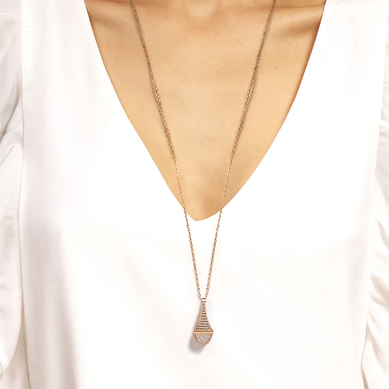 Cleo Rev Luxe Midi Full Diamond Pendant