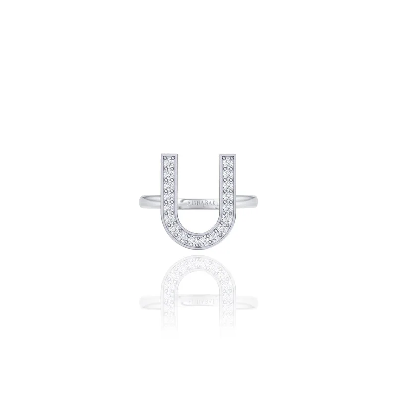 Initials Ring - U