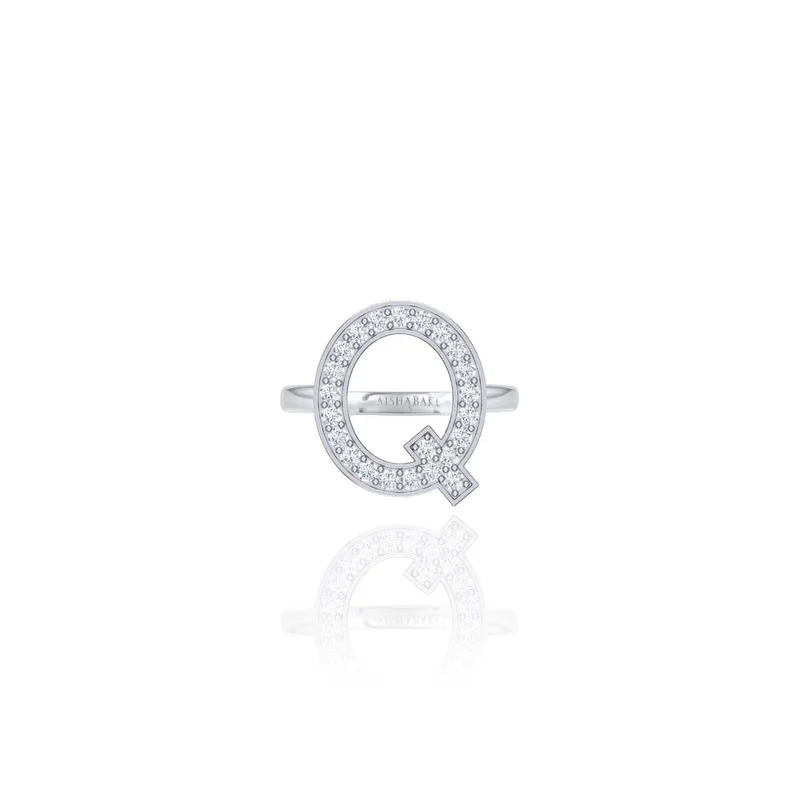 Initials Ring - Q