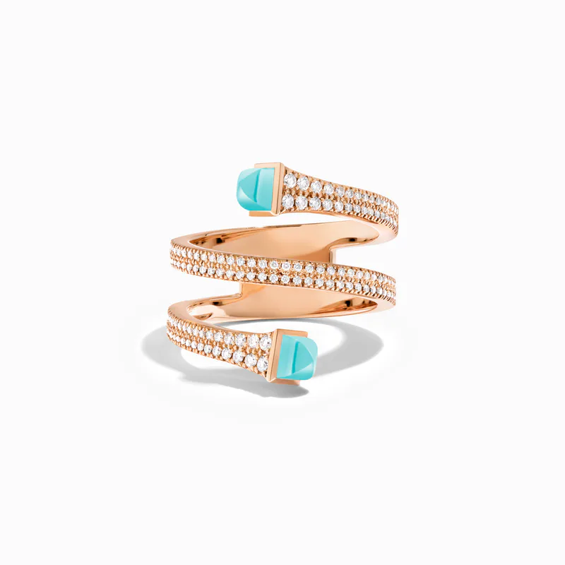 Cleo Diamond Twist Ring