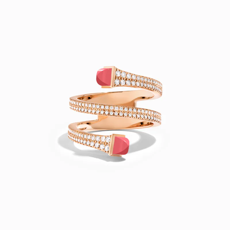 Cleo Diamond Twist Ring