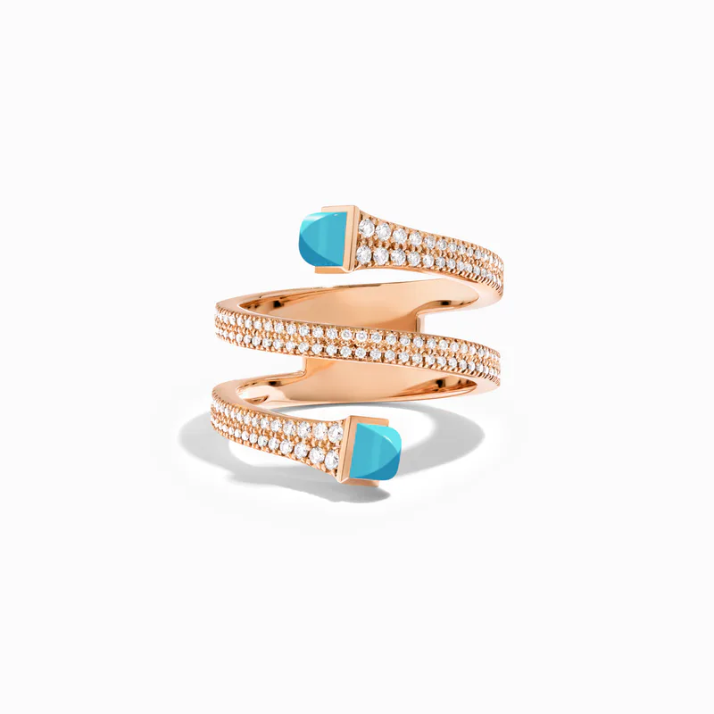 Cleo Diamond Twist Ring