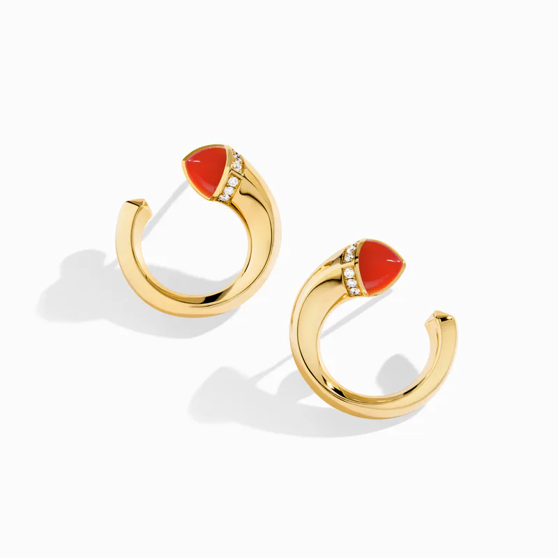 Cleo Venus Gold Midi Earrings