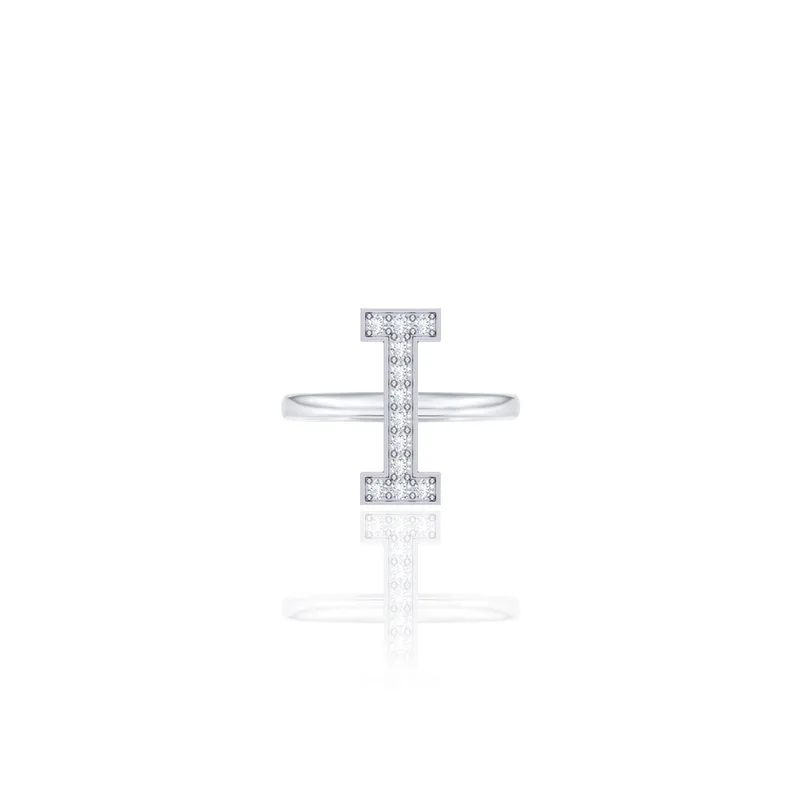 Initials Ring - I