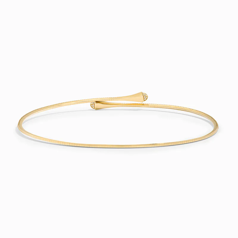 Cleo Full Diamond Slim Slip-On Necklace