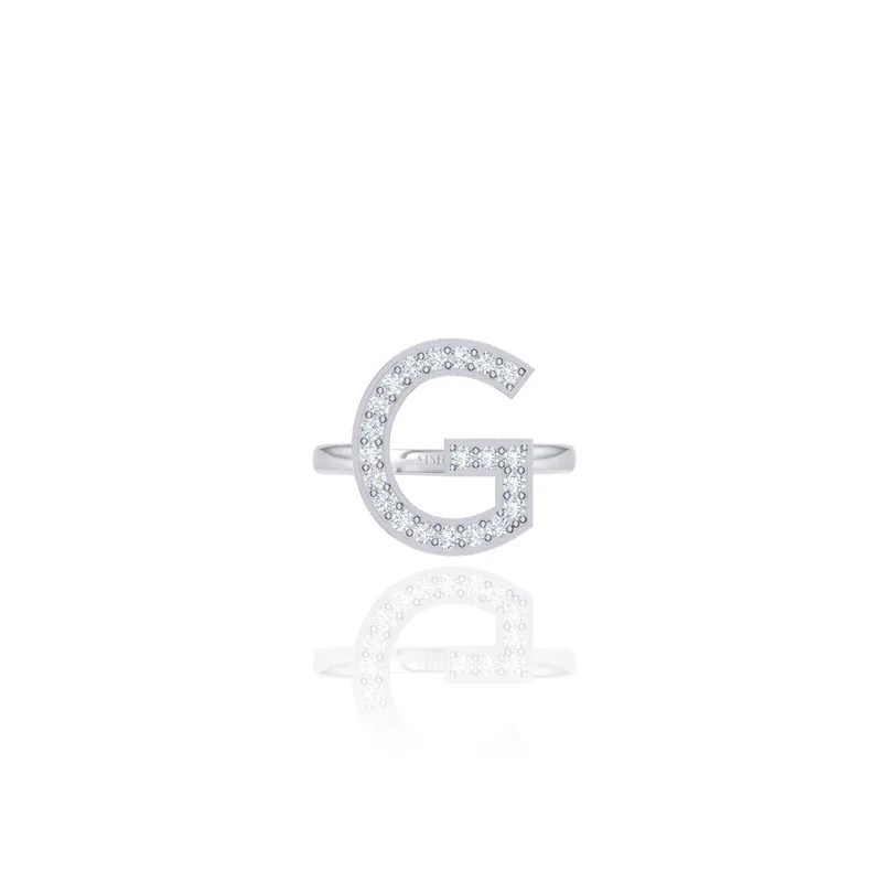 Initials Ring - G