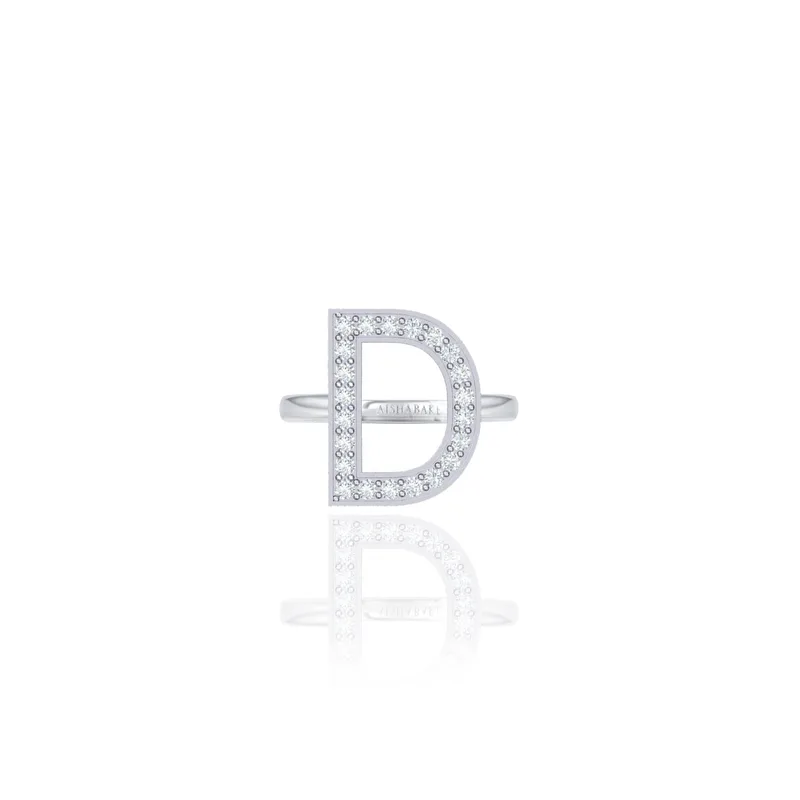 Initials Ring - D