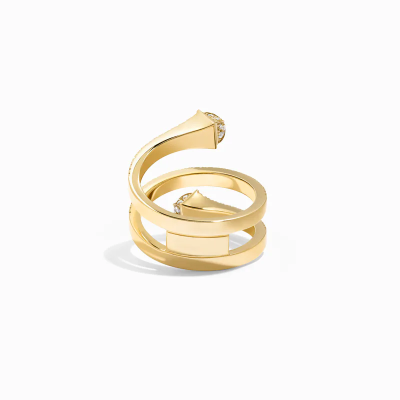 Cleo Full Diamond Twist Ring