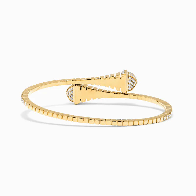 Cleo Rev Full Diamond Slim Slip-On Bracelet