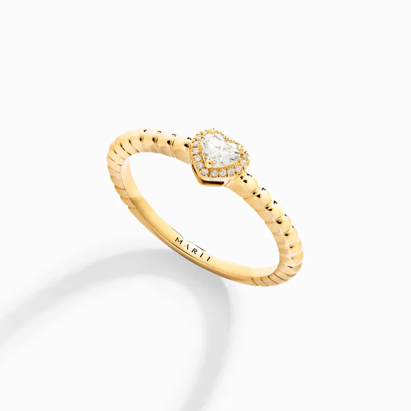 Rock Heart Ring