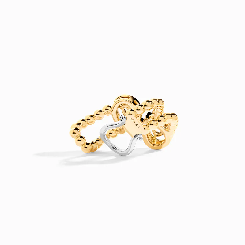 Rock Bypass Huggie Earrings