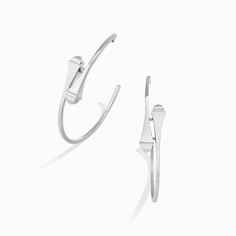 Cleo Full Gold Large Hoop Earrings