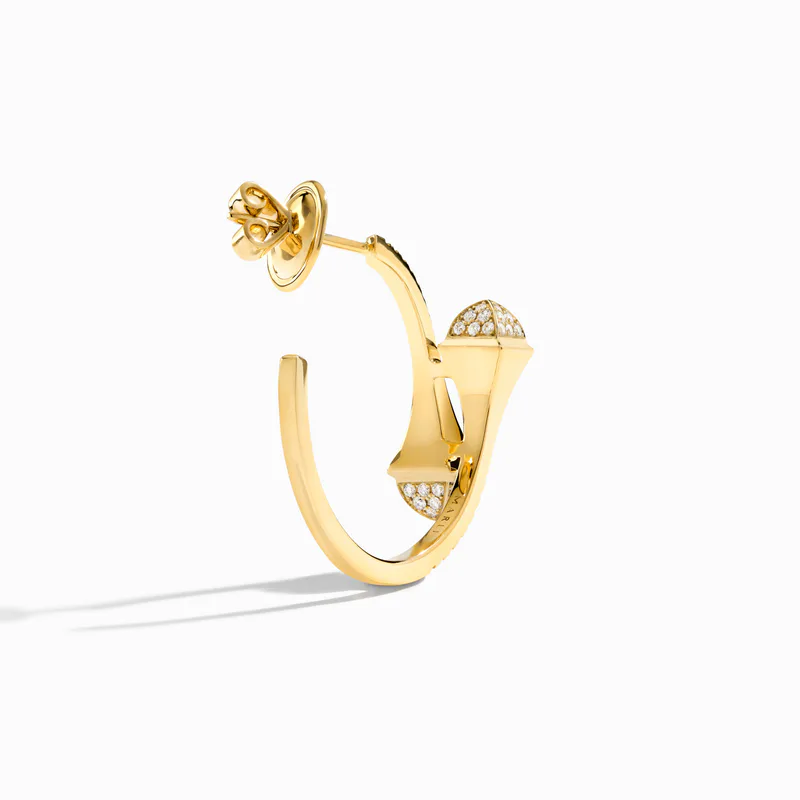 Cleo Full Diamond Small Hoop Earrings