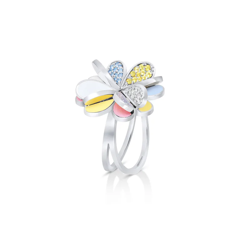 Lucky You Ring White Gold