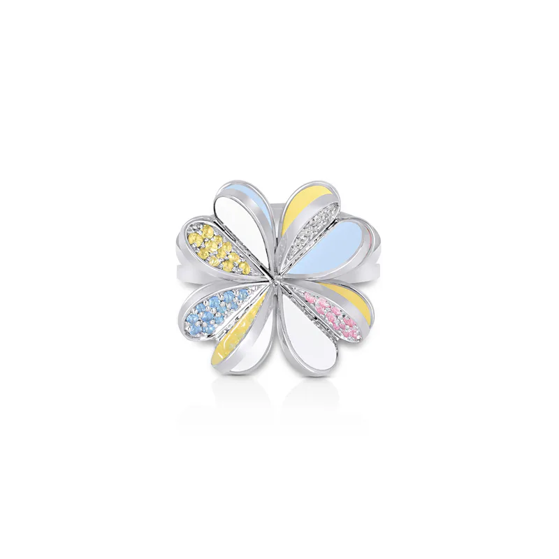Lucky You Ring White Gold