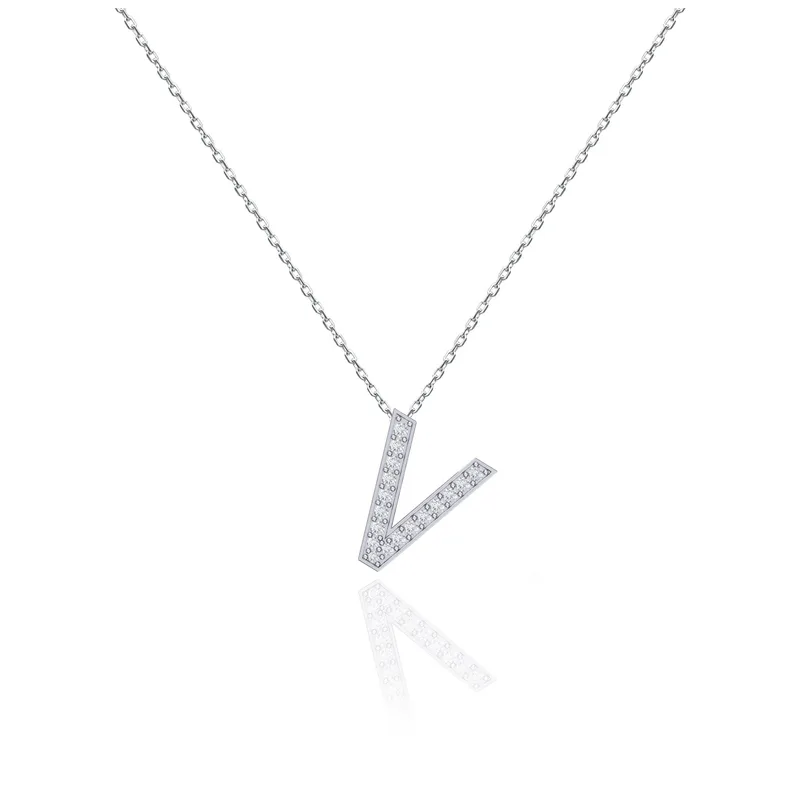 Initials Necklace - V