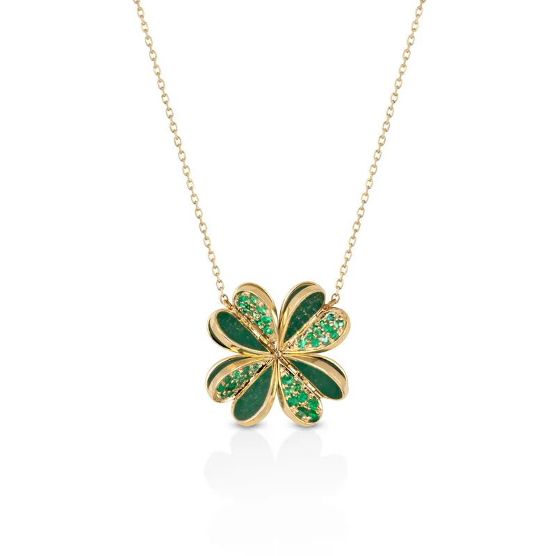 Lucky You Emerald Necklace