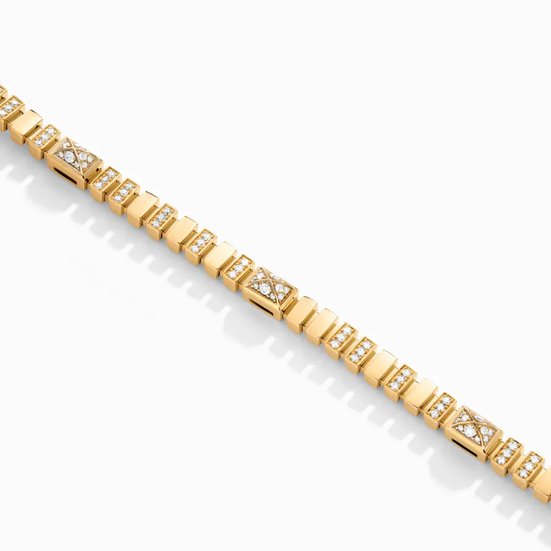 Cleo Link Full Diamond Bracelet