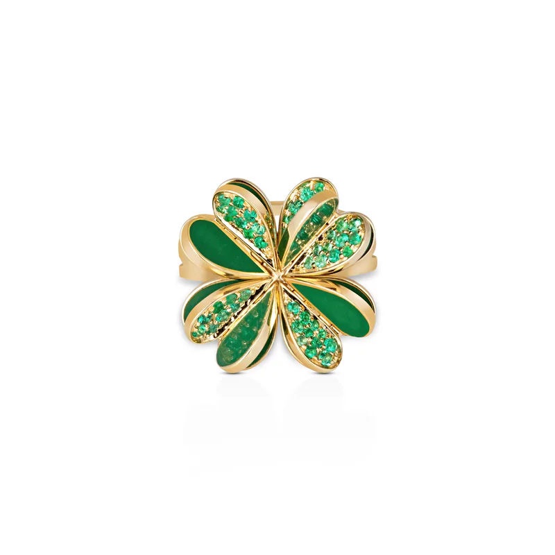 Lucky You Emerald Ring