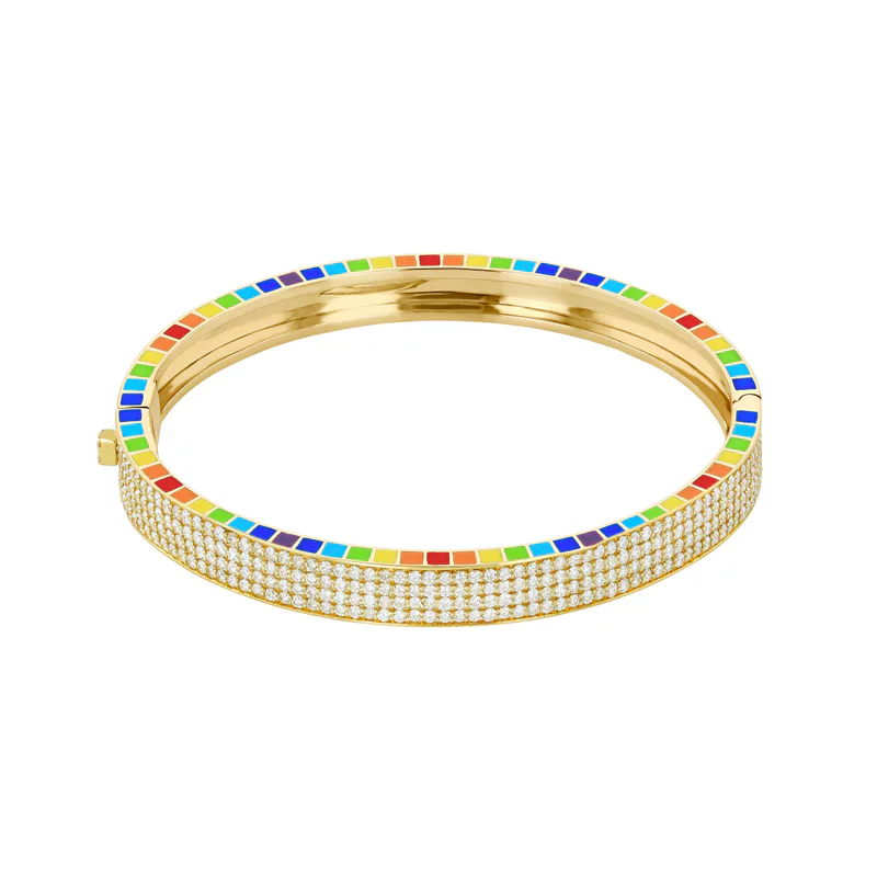 Me Yellow Gold Full Diamond Bracelet