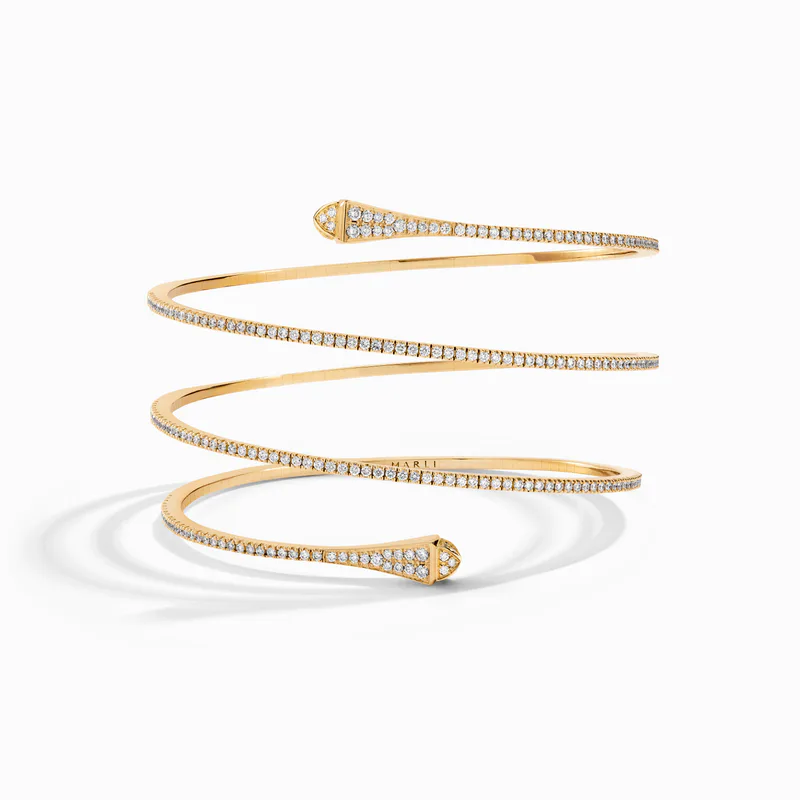 Cleo Full Diamond Twist Bracelet