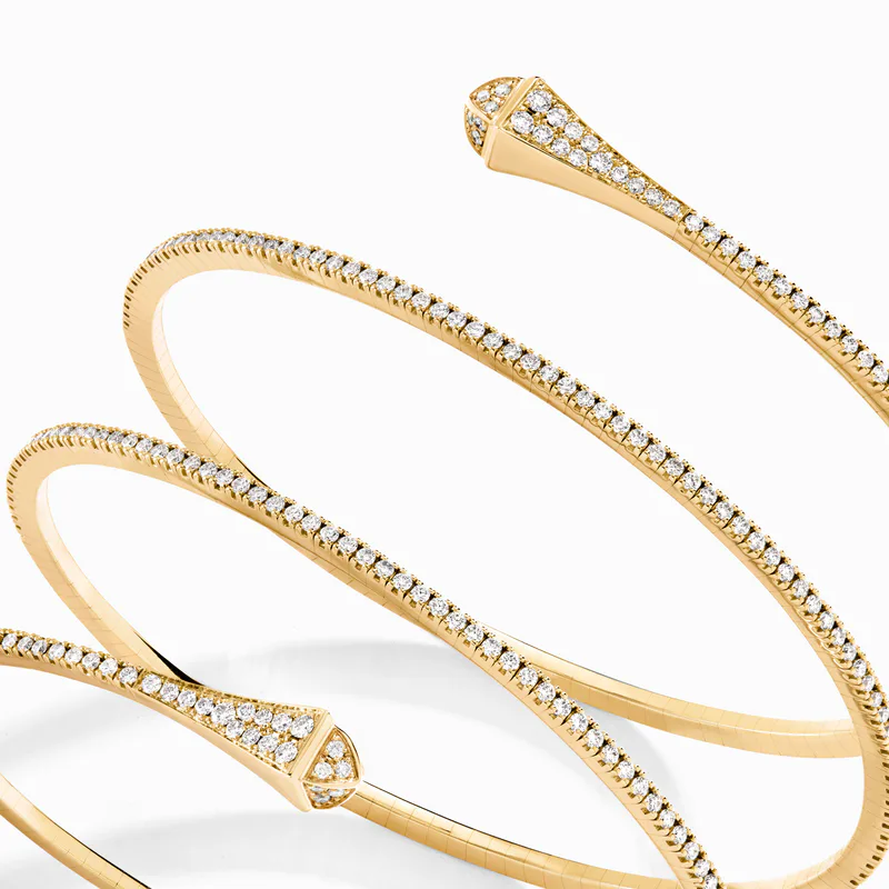 Cleo Full Diamond Twist Bracelet