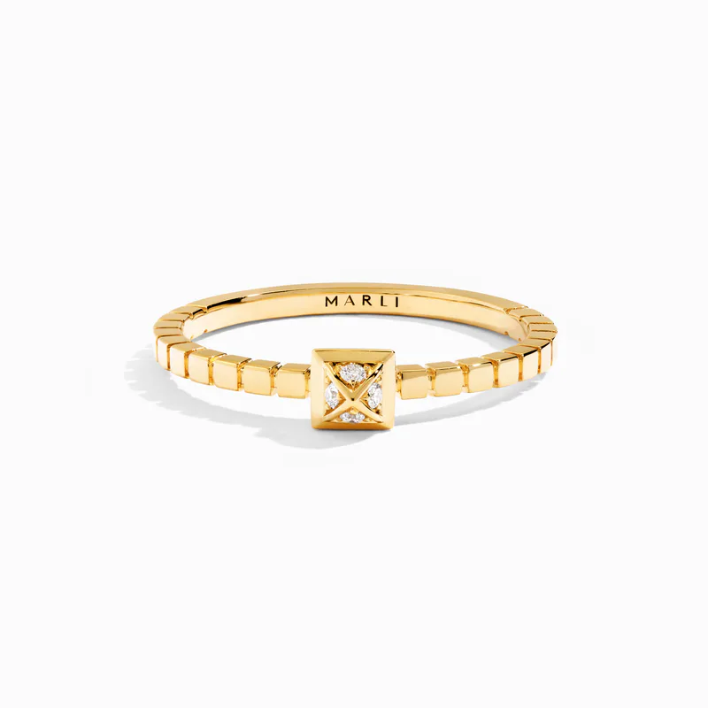 Cleo Lotus Full Diamond Ring