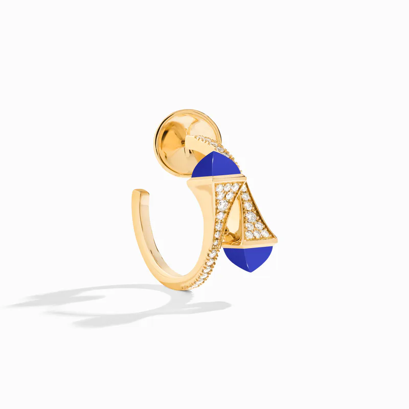 Cleo Diamond Open Hoop Earrings