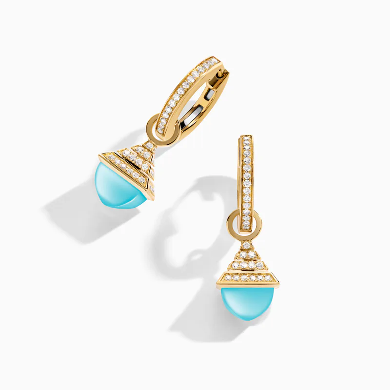 Cleo Rev Mini Diamond Drop Earrings