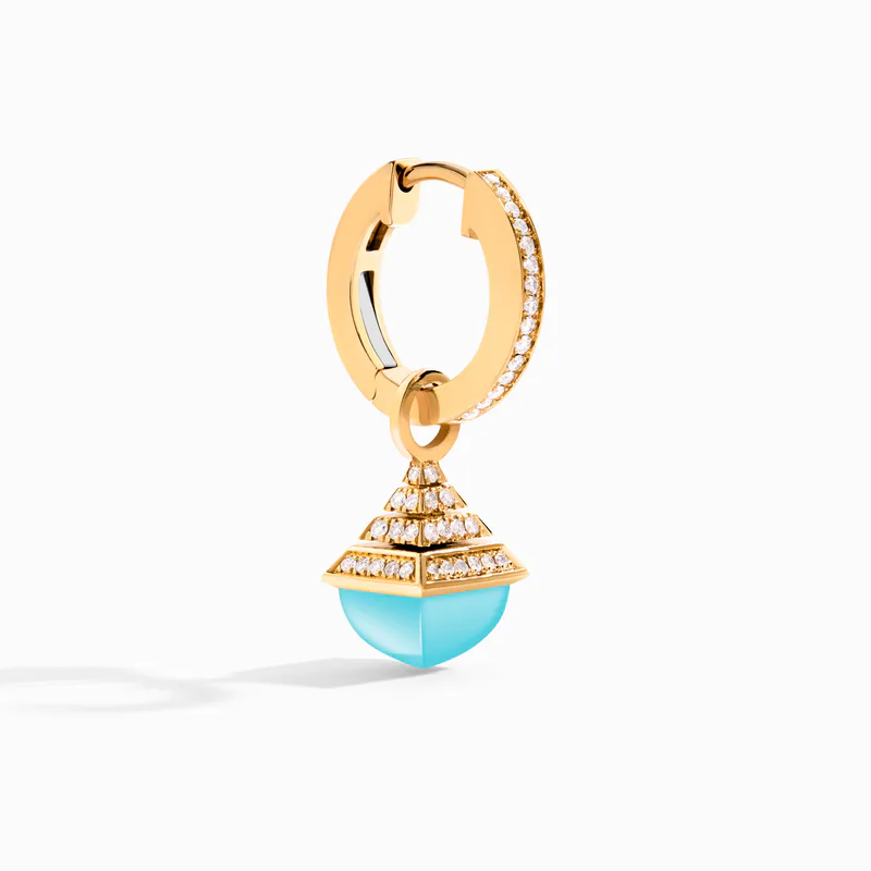 Cleo Rev Mini Diamond Drop Earrings