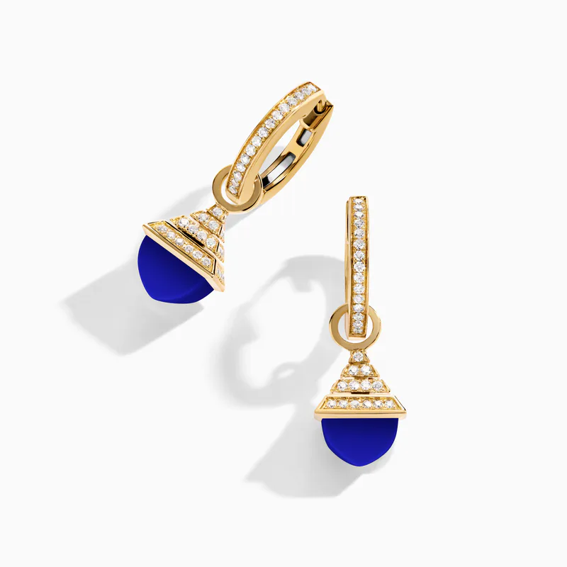 Cleo Rev Mini Diamond Drop Earrings